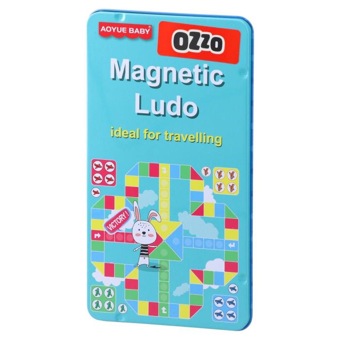 Igra družabna OZZO MAGNETIC LUDO TRAVEL AOYUE BABY ČLOVEK NE JEZI SE 882470