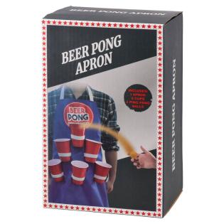 Igra pivska BEER PONG APRON PREDPASNIK S KOZARCI 882210