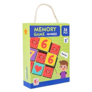 Igra za učenje &scaron;tevilke v angle&scaron;čini MEMORY GAME IGRA SPOMIN 882406