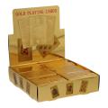 Karte igralne zlate papirnate 8,7x5,7 cm POKER 711100