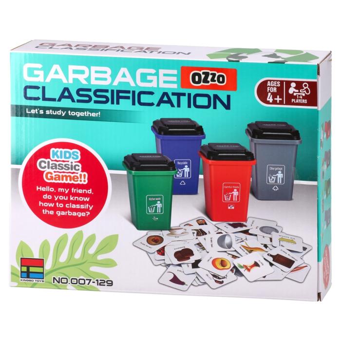 Igra izobraževalna razvrščanje smeti recikliranje GARBAGE CLASSIFICATION OZZO NO.007-129 882353