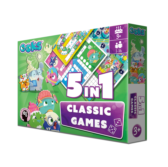 5 v 1 Najbolj&scaron;e klasične igre za otroke CLASSIC GAMES OOKs