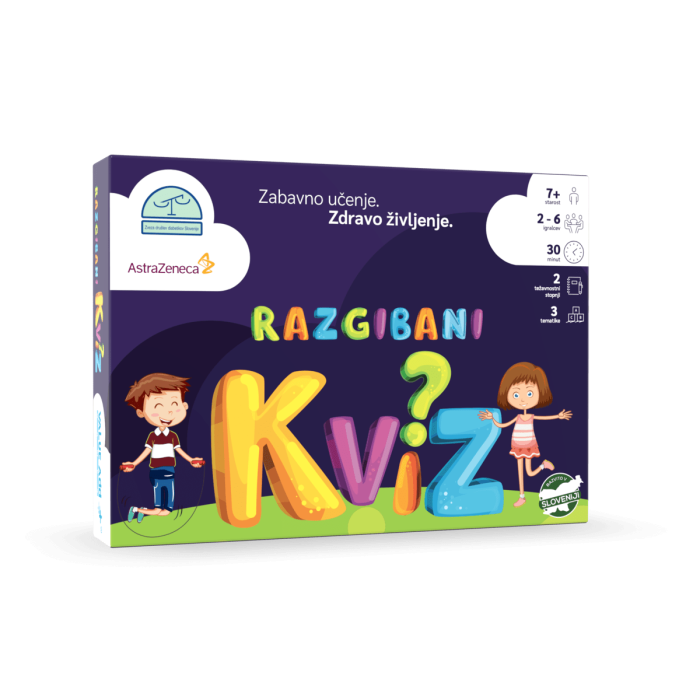 Družabna igra RAZGIBANI KVIZ  