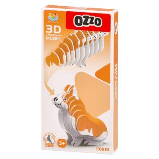 Sestavljanka 3D mini model OZZO KUŽA PES CORGI 882384