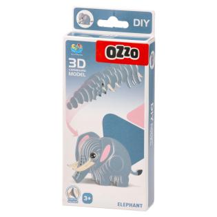 Sestavljanka 3D mini model OZZO SLON 882382