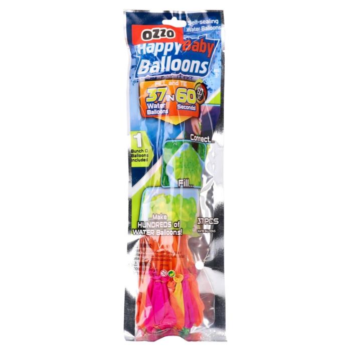 Vodni baloni OZZO HAPPY SELF SEALING BABY BALLOONS MIX set 37/1 894212