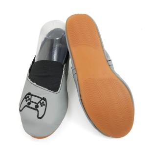 Copati &scaron;olski usnjeni sivi VUČKO NACE UP GAMER JOYSTICK KONTROLER IGRALNA KONZOLA 