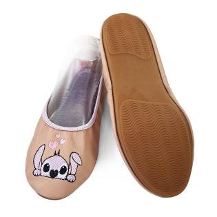 Copati &scaron;olski balerinke usnjeni VUČKO PEKA ZVERINICA STITCH