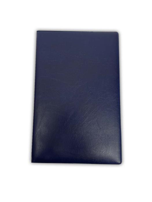 Mapa sortirna z mapicami za jedilni list meni PVC moder 21,8x15 cm