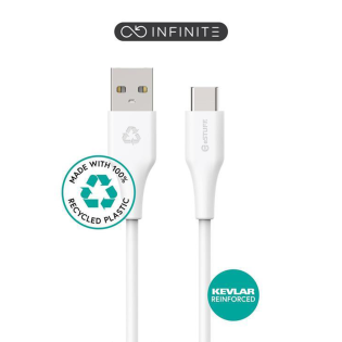 Kabel polnilni iz 2.0 USB-A na USB-C 480 Mbps 1 m bel INFINITE eSTUFF MC775054