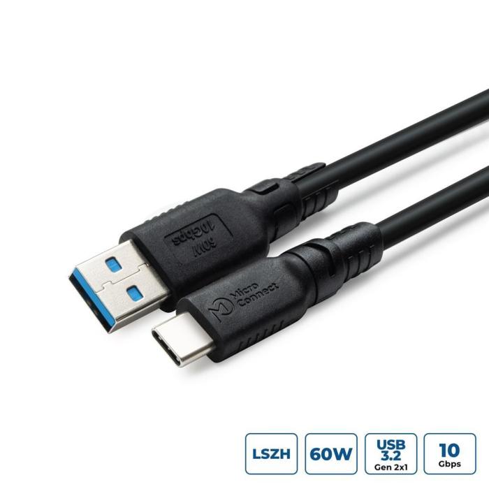 Kabel 60 W 1 meter USB iz USB-C na USB-A MicroConnect ColorFlex