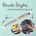 Kemični svinčnik z gumijasto kapico za zaslone na dotik ONLINE PICCOLO STYLUS