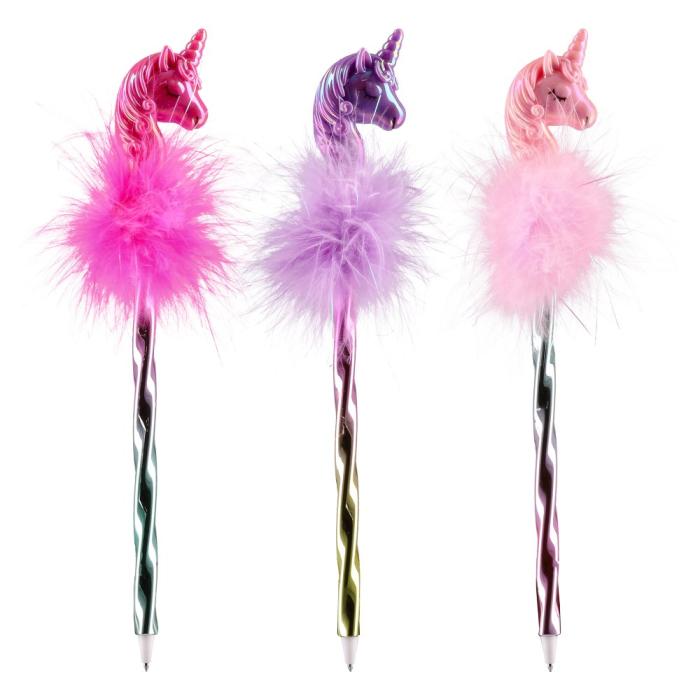 Kemični svinčnik moder NEO SAZIO UNICORN SAMOROG PASTEL MIX 101048
