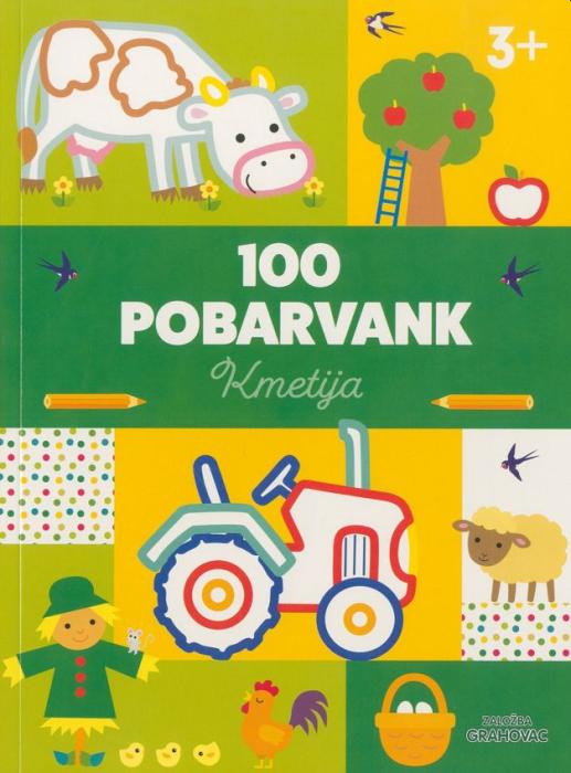 KNJIGA 100 POBARVANK 3+  001909