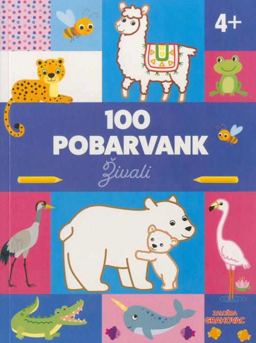 KNJIGA 100 POBARVANK 4+  001910