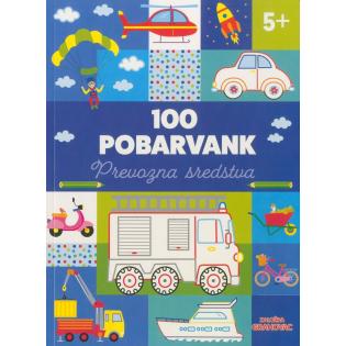 Knjiga 100 POBARVANK PREVOZNA SREDSTVA 5+ 001911