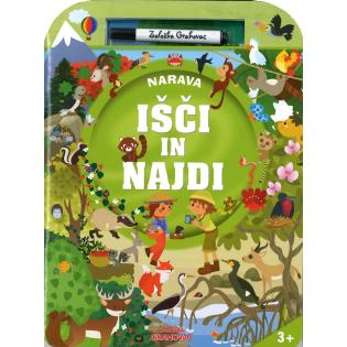 Knjiga I&Scaron;ČI IN NAJDI NARAVA 3+ 002010