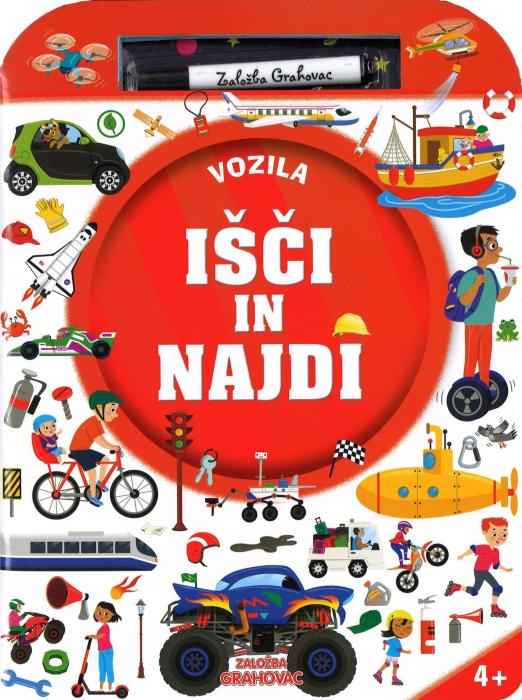 Knjiga I&Scaron;ČI IN NAJDI VOZILA 4+ 002012