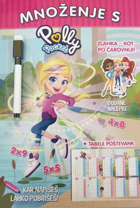 KNJIGA MNOŽENJE  S POLLY  POCKET 001875
