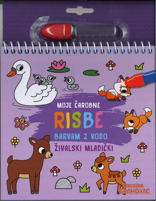 Knjiga MOJE ČAROBNE RISBE ŽIVALSKI MLADIČKI 001937
