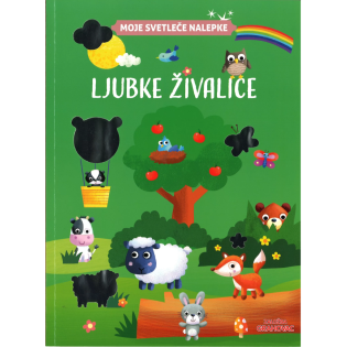 Knjiga moje svetleče nalepke - Ljubke živalice 1795
