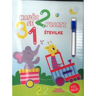Knjiga NAUČI SE PISATI &Scaron;TEVILKE 001988