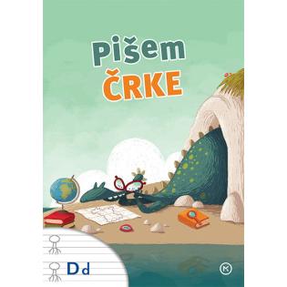 Knjiga Pi&scaron;em črke - zvezek za opismenjevanje