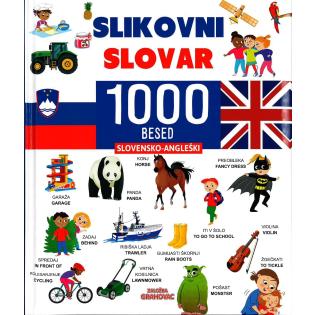 Knjiga SLIKOVNI 1000 BESED SLOVENSKO ANGLE&Scaron;KI SLOVAR 001845