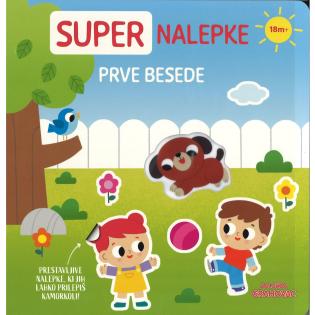 Knjiga SUPER NALEPKE PRVE BESEDE 18m+ 001935