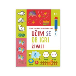 Knjiga UČIM SE OB IGRI ŽIVALI 6+ 001929