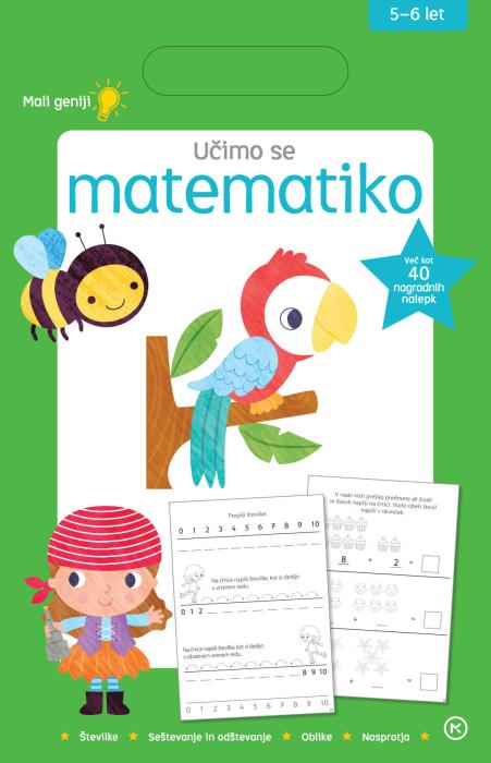 Knjiga aktivnosti Mali geniji: učimo se matematiko 5-6 let