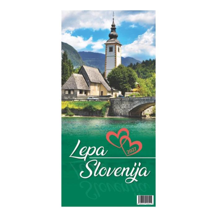 Koledar stenski 2027 33x54 cm LEPA SLOVENIJA 201227
