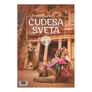 Koledar stenski 2027 ČUDESA SVETA 201281