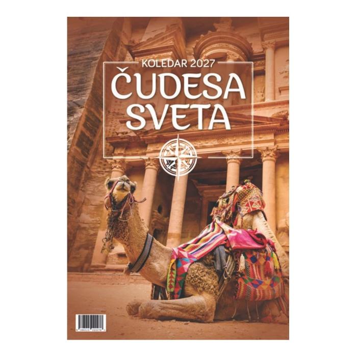Koledar stenski 2027 ČUDESA SVETA 201281