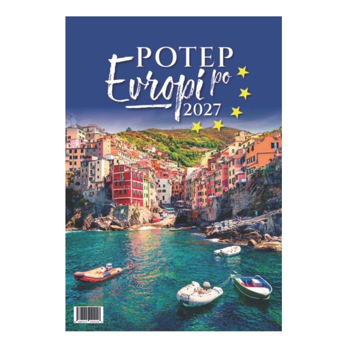 Koledar stenski 2027 33x54 cm POTEP PO EVROPI