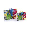 Kovček &scaron;olski za likovni pribor PVC POP ART SECRET AGENT