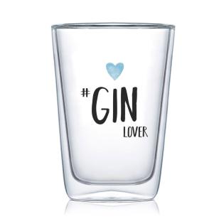 Kozarec 0,3L dvojno dno PPD GIN LOVER 170402304