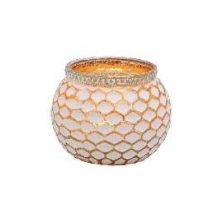 Svečnik kozarec za svečo 8x9 cm 10017944