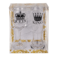 Kozarec za vino 600 ml in 430 ml KING & QUEEN 600 78/7919