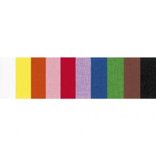 Papir krep 50x250 cm različnih barv CLAIREFONTAINE 