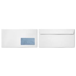 Kuverta amerikanka DL desno okno strip zapiranje 90 g SM 795