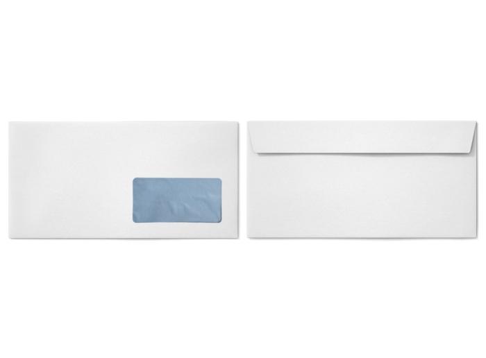 Kuverta amerikanka DL desno okno strip zapiranje 90 g SM 795