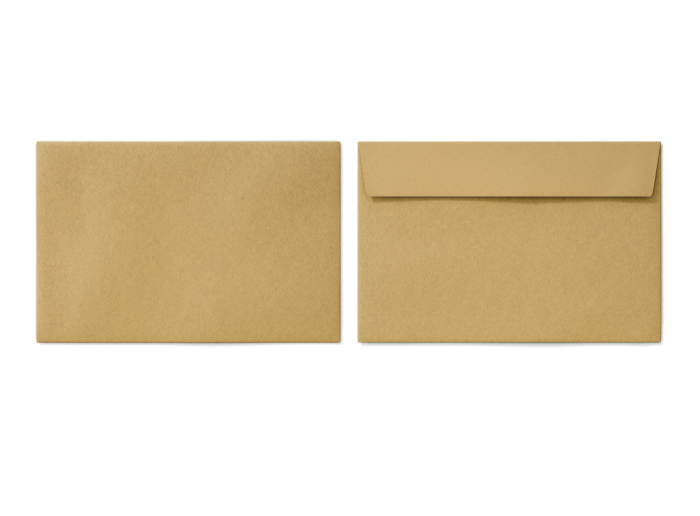 Kuverta B5 za A5 strip zapiranje 25x17,6 cm 80 g