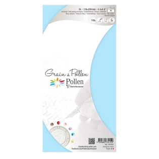 Kuverte amerikanka DL strip 120 g PASTEL POLLEN CLAIREFONTAINE set 5/1