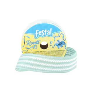 Darilni trak na kolutu dekorativni 25mm x 3m pastelno zelen FESTA! 710782