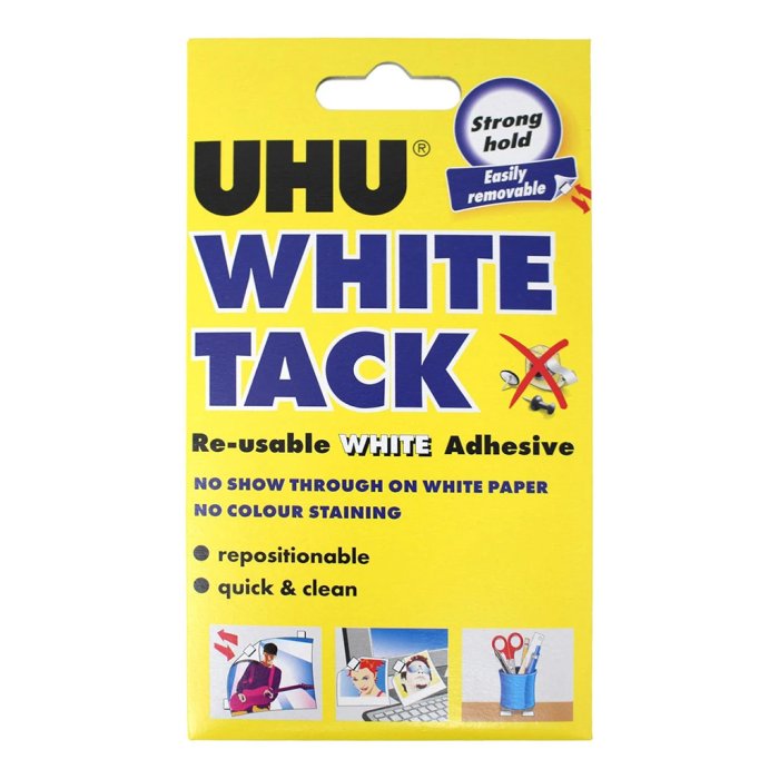 Lepilna blazinica bela UHU PATAFIX WHITE TACK REUSABLE ADHESIVE