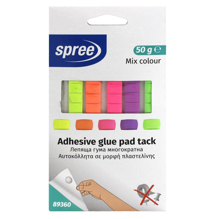 Lepilo lepilna blazinica neon barvna 50 g PAD TRACK SPREE PATAFIX 485151