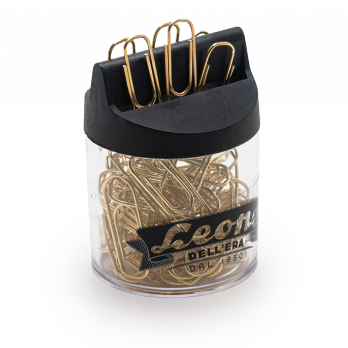 Sponke zlate 2 cm in magnetni lonček LEONE DELLERA
