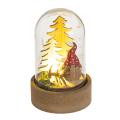 Lučka led okrasna z miniaturnim božičnim prizorom XMAS FRIENDS 160066
