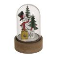 Lučka led okrasna z miniaturnim božičnim prizorom XMAS FRIENDS 160066